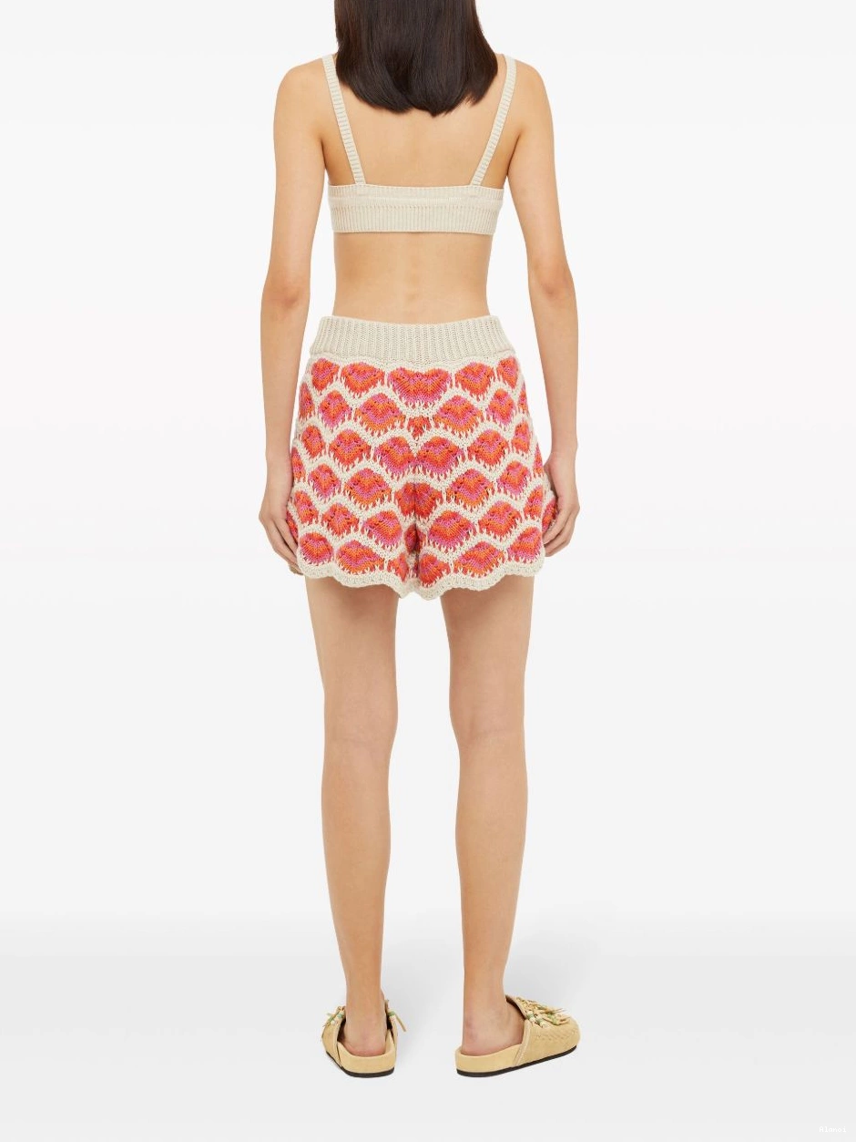 Affordable Alanui shorts Hawa Women Mahal crochet-knit 0823